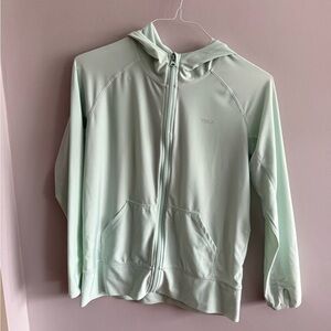 TSLA Mint Green Athletic Zip Up Hoodie Size Small
